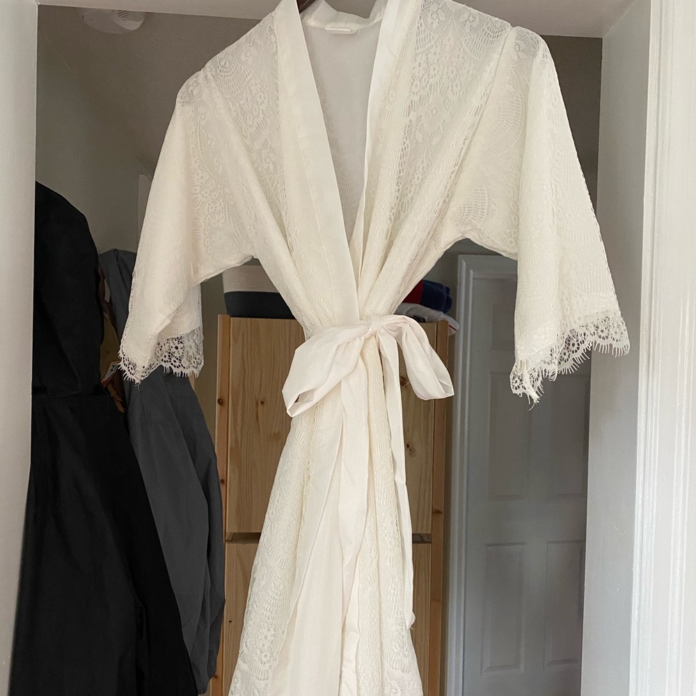 Bridal robe.
